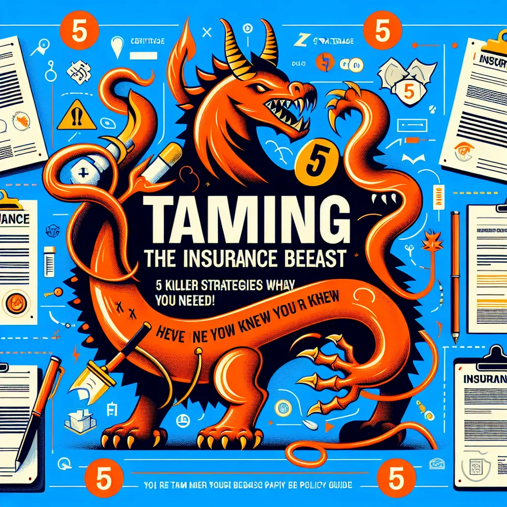 Taming the Insurance Beast: 5 Killer Strategies You Never Knew You Needed!