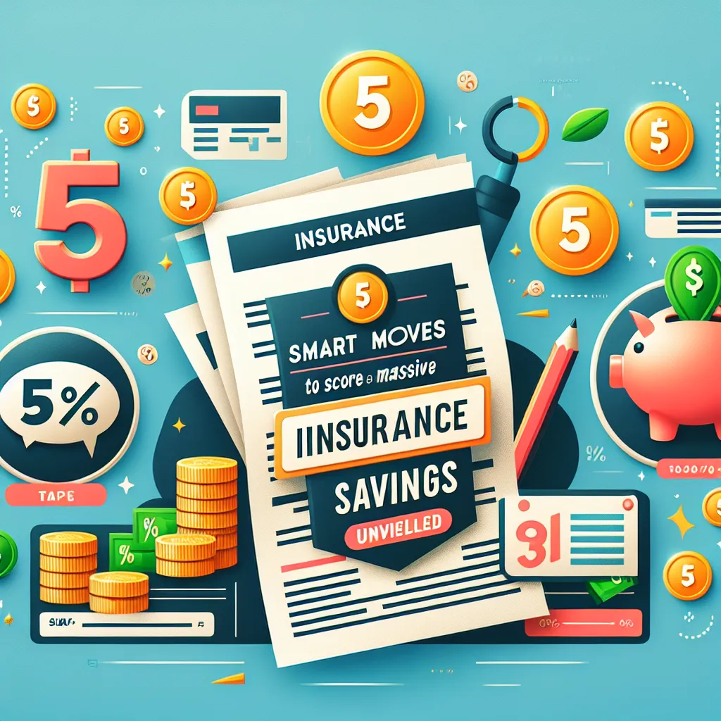 5 Smart Moves to Score Massive Insurance Savings: Unveiled!
