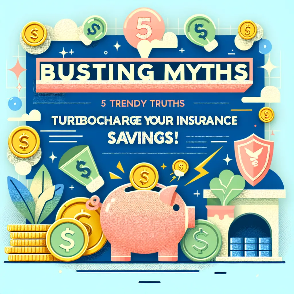 Busting Myths: 5 Trendy Truths to Turbocharge Your Insurance Savings!