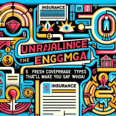 Unraveling the Insurance Enigma: 5 Fresh Coverage Types That'll Make You Say "Whoa!